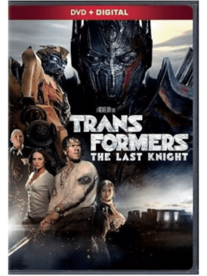 Transformers The Last Knight DVD Front Cover